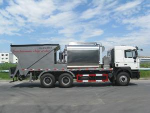 Pavimentadora de asfalto com adição de fibra (2 em 1)